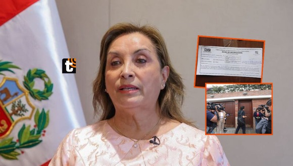 TROME - Dina Boluarte es citada a audiencia por impedimento de salida y dejan notificación en puerta de su casa