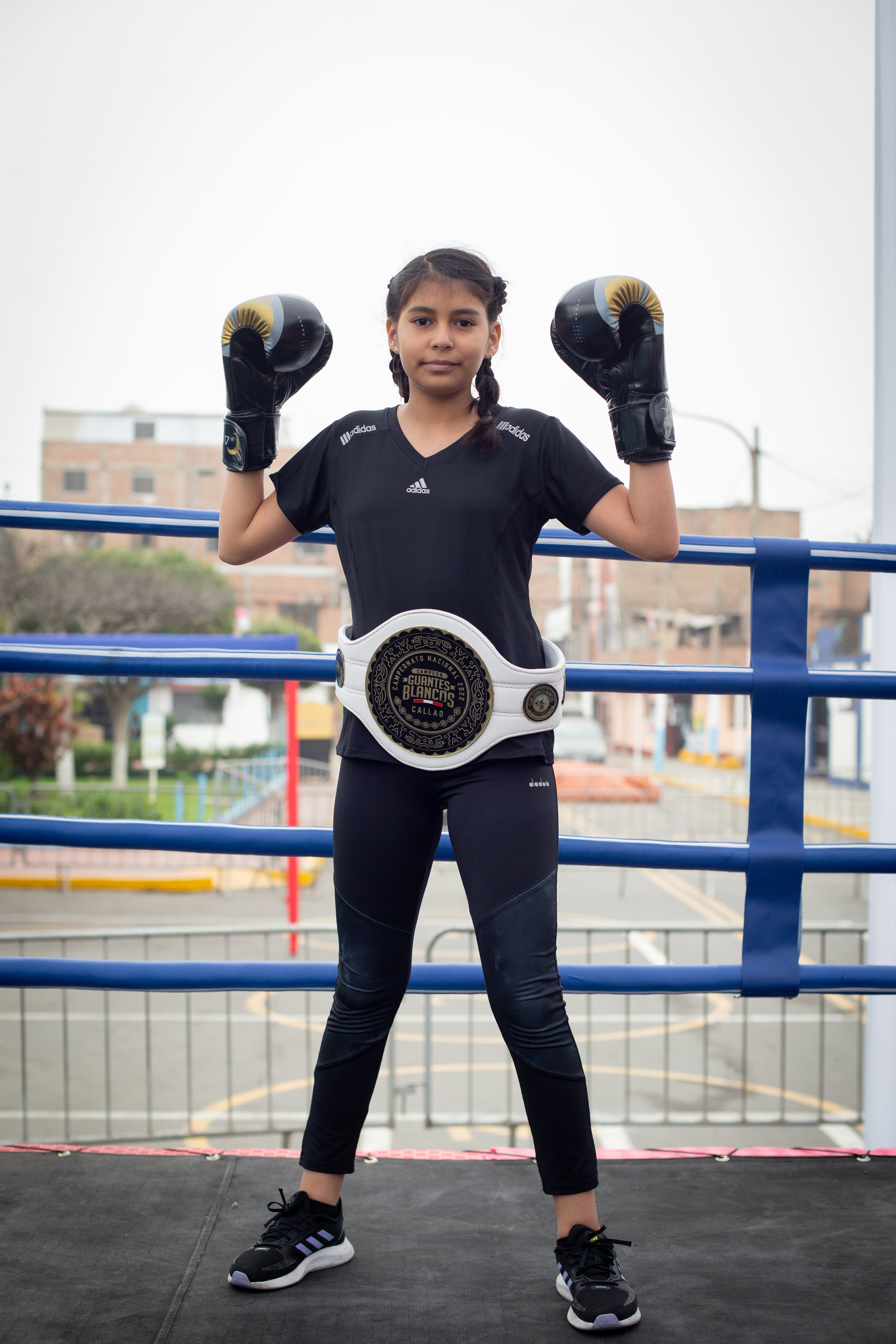 Maya la tiene muy clara, será boxeadora profesional y competirá en torneos internacionales. Foto: Violeta Ayasta.