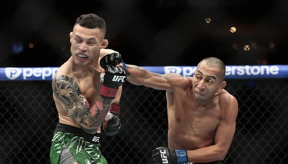 TROME | Kevin Borjas derrota a Lazy Boy en UFC México. (Twitter ESPN)