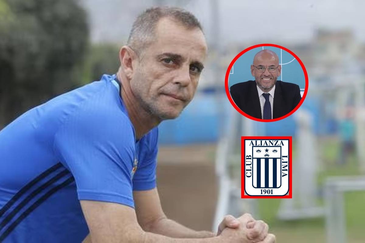 Mr. Peet discute con Julinho post triunfo de Alianza Lima. Foto: Difusión