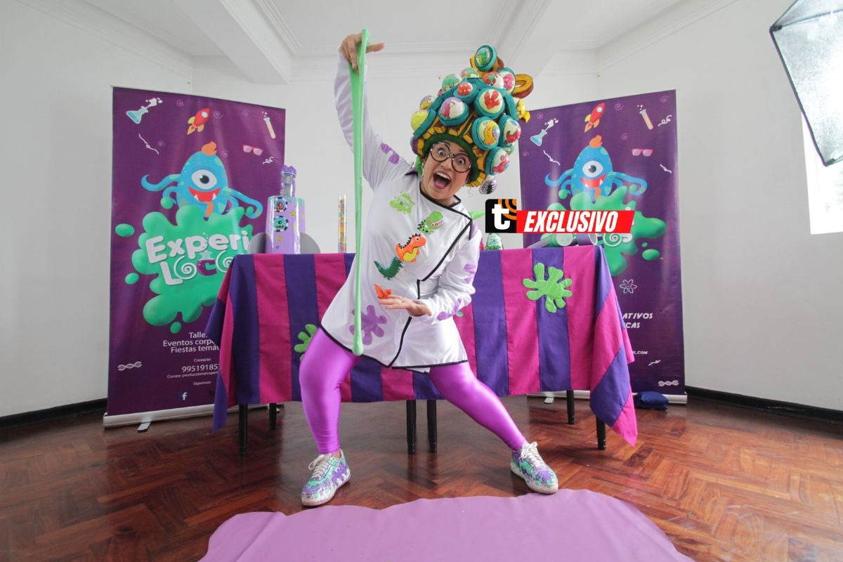 "¡Soy ‘Electrogrética’! Es la mezcla de Greta con electricidad, esta última tiene mucho que ver con la energía y justamente mi personaje es full pilas, un poco loca, pero muy buena onda", dijo Greta. Foto: Alan Ramírez / Trome.