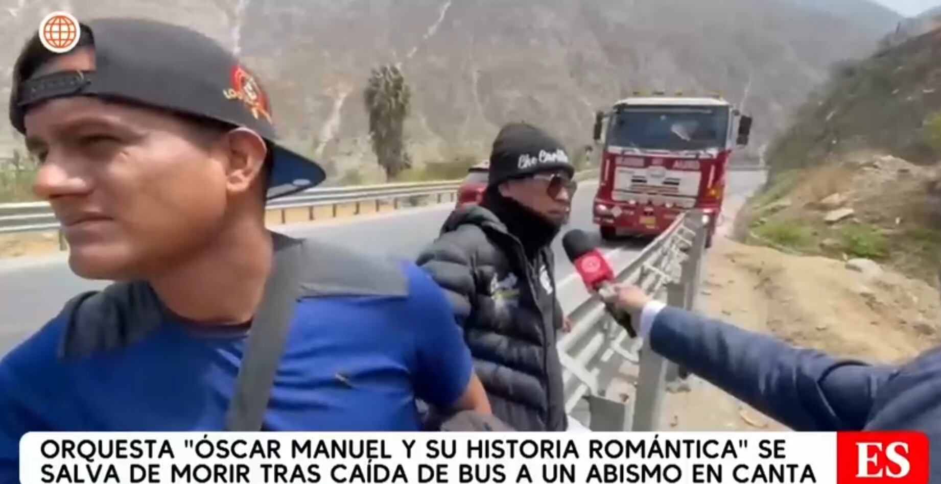 Músicos de la orquesta del bus que cayó a un abismo se pronuncian. (Foto: América Televisión)