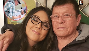 Tula se conmueve al ver a su padre ‘Don Tulo’ votar en elecciones: “Cumpliendo con su deber”