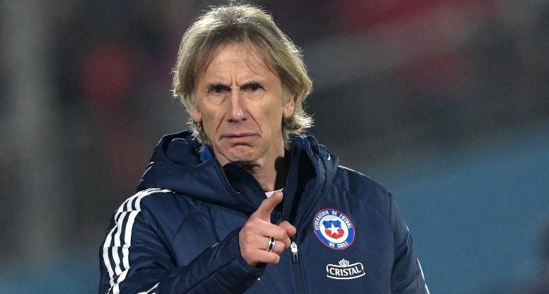 Ricardo Gareca debutará oficialmente en el Chile vs Perú por la Copa América (Foto: AFP).
