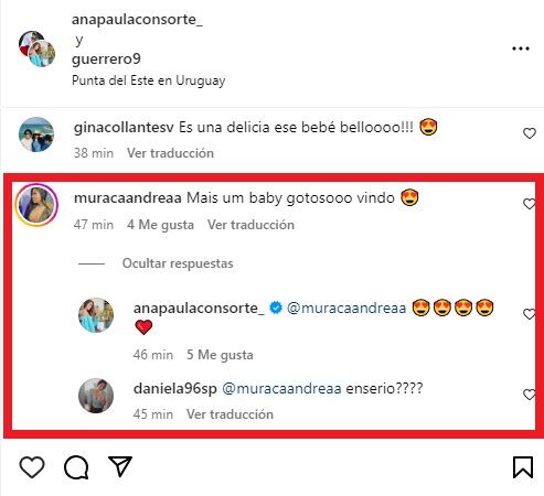 Ana Paula Consorte confirma embarazo.