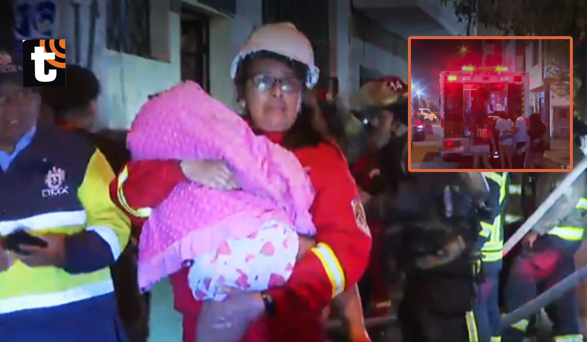 Los rescatistas lograron poner a salvo a una menor de edad, quien fue retirada del inmueble y atendida de manera preventiva.