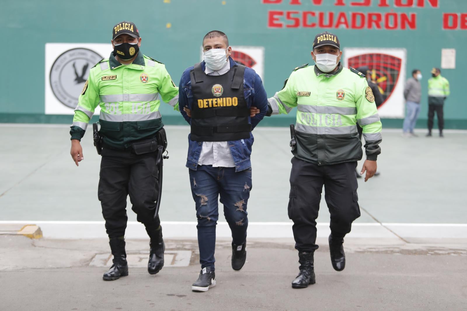 Detenido. | Foto: Joseph Ángeles