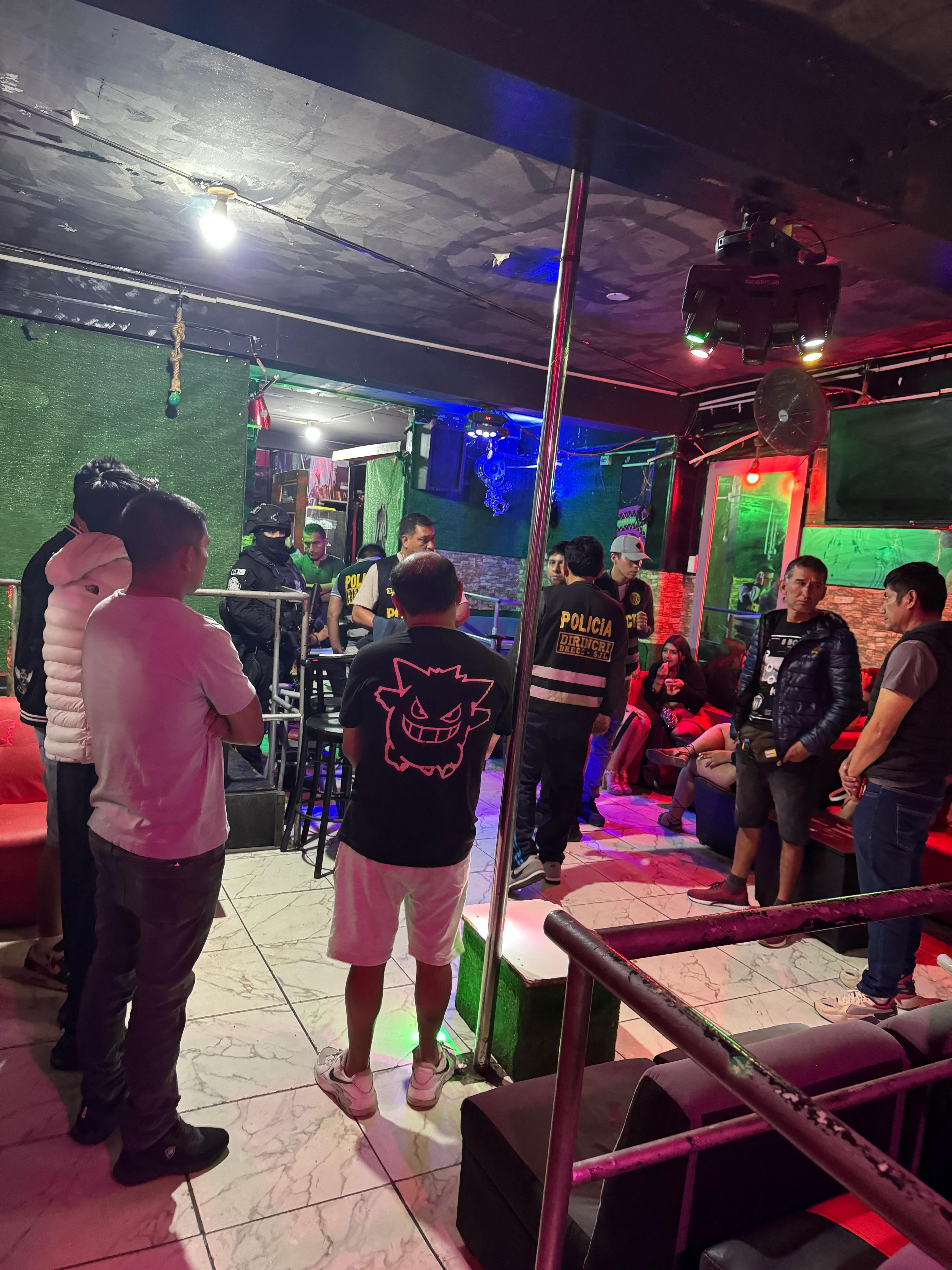 Operativo policial se realizó en San Martín de Porres.