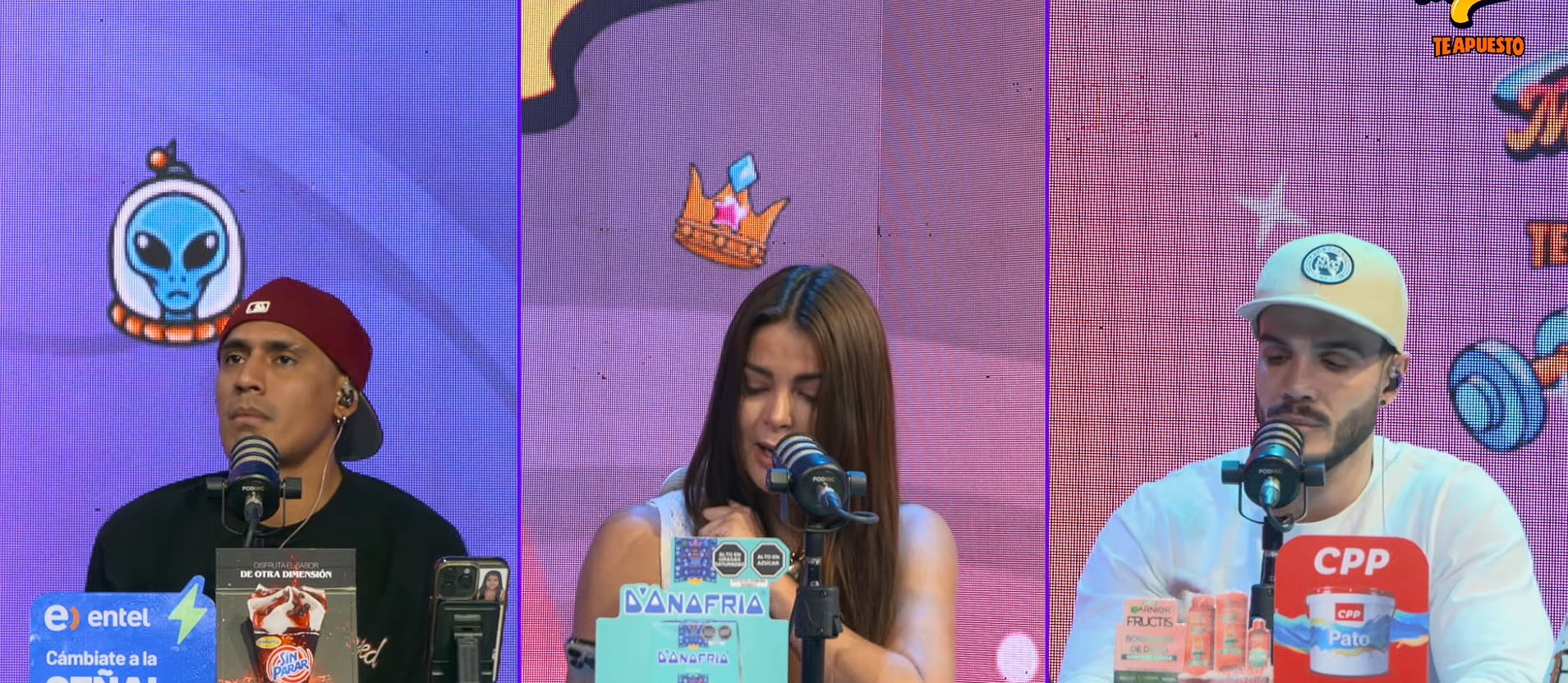 Conductora se quiebra al defenderse tras comentarios de Brian Rullan. (YouTube: Satélite+)