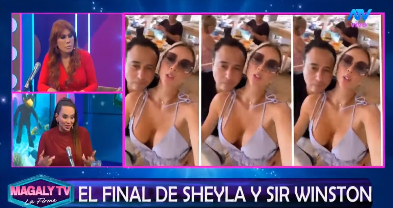 Magaly Medina indicó que Sheyla Rojas habría visto una actitud de Sir Winston que no le habría gustado, pero no dio mayor información.