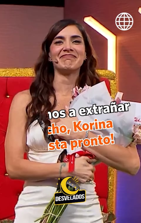 Korina Rivadeneira se despide de 'Desvelados'.