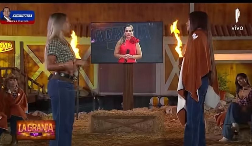 Samahara Lobatón y Gabriela Herrera en 'La Granja VIP'.