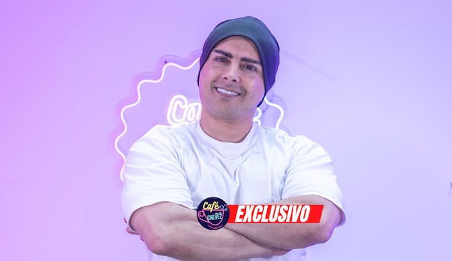 Óscar Gayoso en el Café con la Chevez. Foto: Giancarlo Ávila / @photo.gec