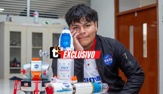 A sus 15 años, Kalieth Castro viajará a la NASA y da el primer paso hacia su sueño de convertirse en astronauta. Foto: Fernando Sangama / Trome.
