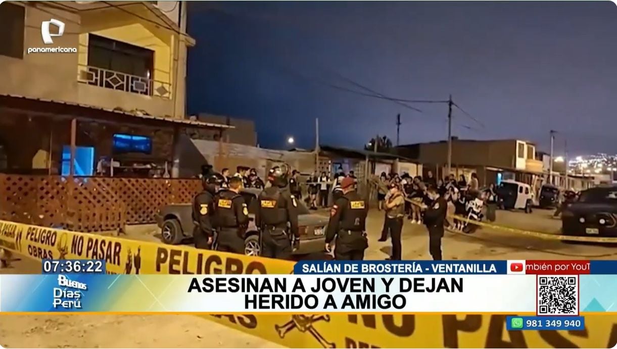 Matan a joven mientras esperaba su pedido de comida. Foto: Panamericana