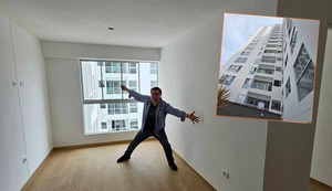 Le cambió la vida: Phillip Chu Joy regaló un departamento nuevo a una seguidora afortunada