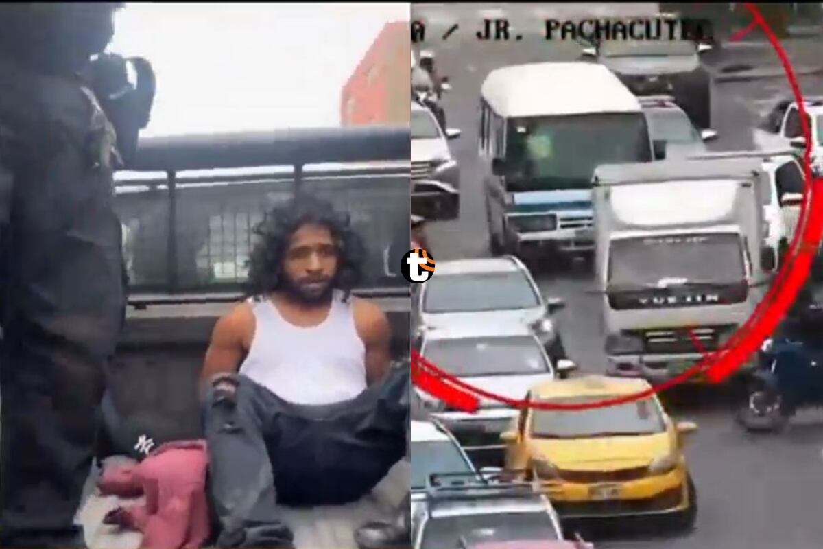 ¡Fuga con pasajeros! Chofer de cúster pirata escapó de operativo y terminó detenido en Los Olivos