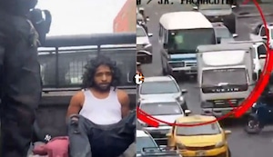 ¡Fuga con pasajeros! Chofer de cúster pirata escapó de operativo y terminó detenido en Los Olivos