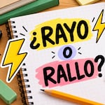 Mundo Escolar: ¿Cuál es la diferencia entre ‘rayo’ y ‘rallo’?