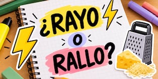 ‘Rayo’ y ‘rallo’ suenan igual, pero no significan lo mismo. Descubre cuándo se usa cada palabra y evita errores al escribir. Foto: IA.