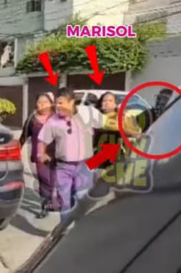 Marisol protagoniza tremenda pelea callejera. Foto: Q' Bochinche
