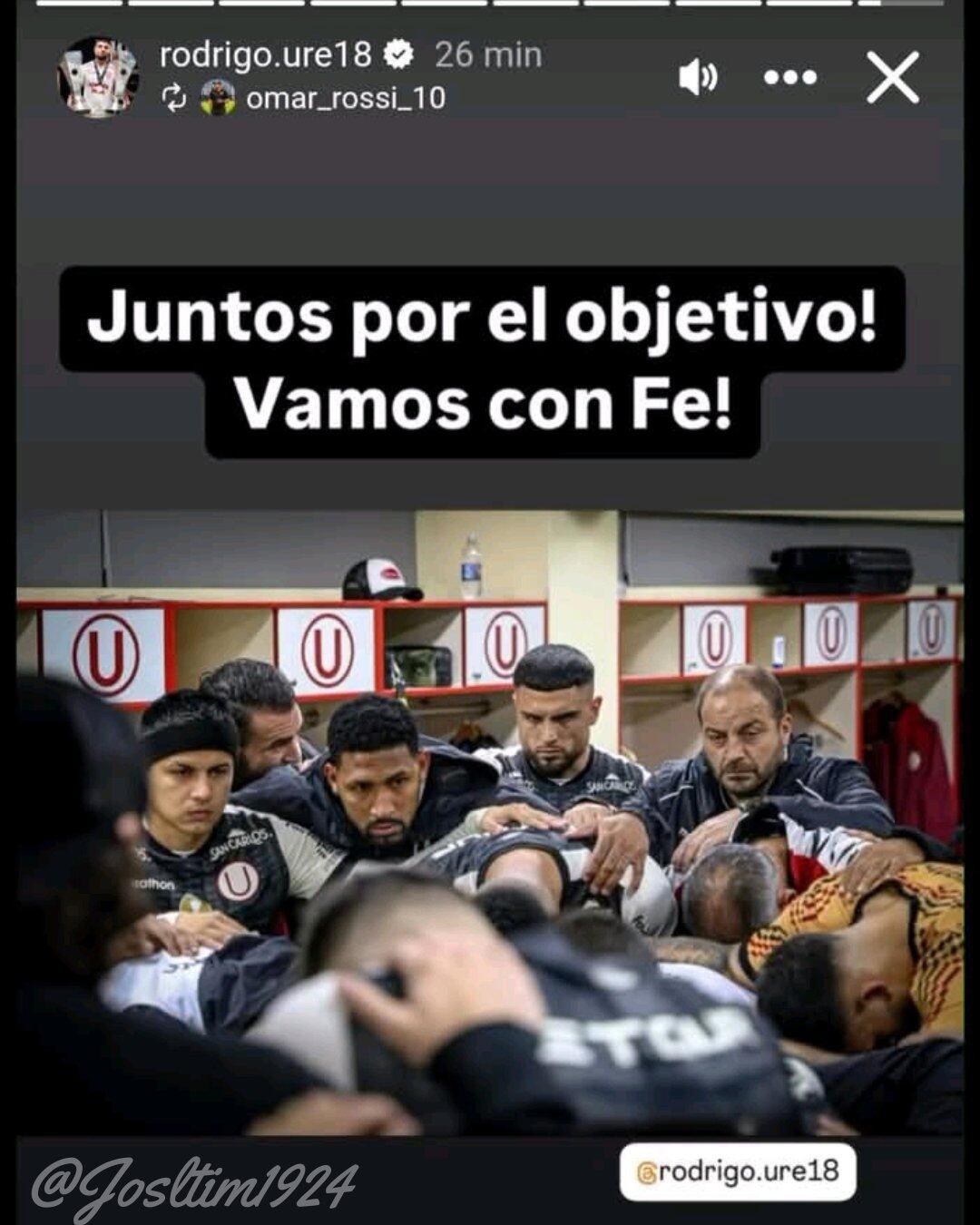 ¿Rodrigo Ureña se queda en busca del Tri con Universitario? (Instagram)