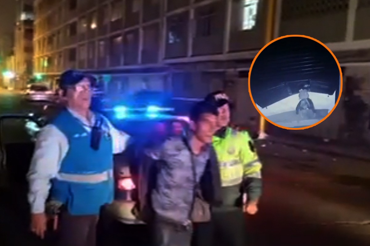 El delincuente fue detenido por serenos y policías minutos después del crimen.