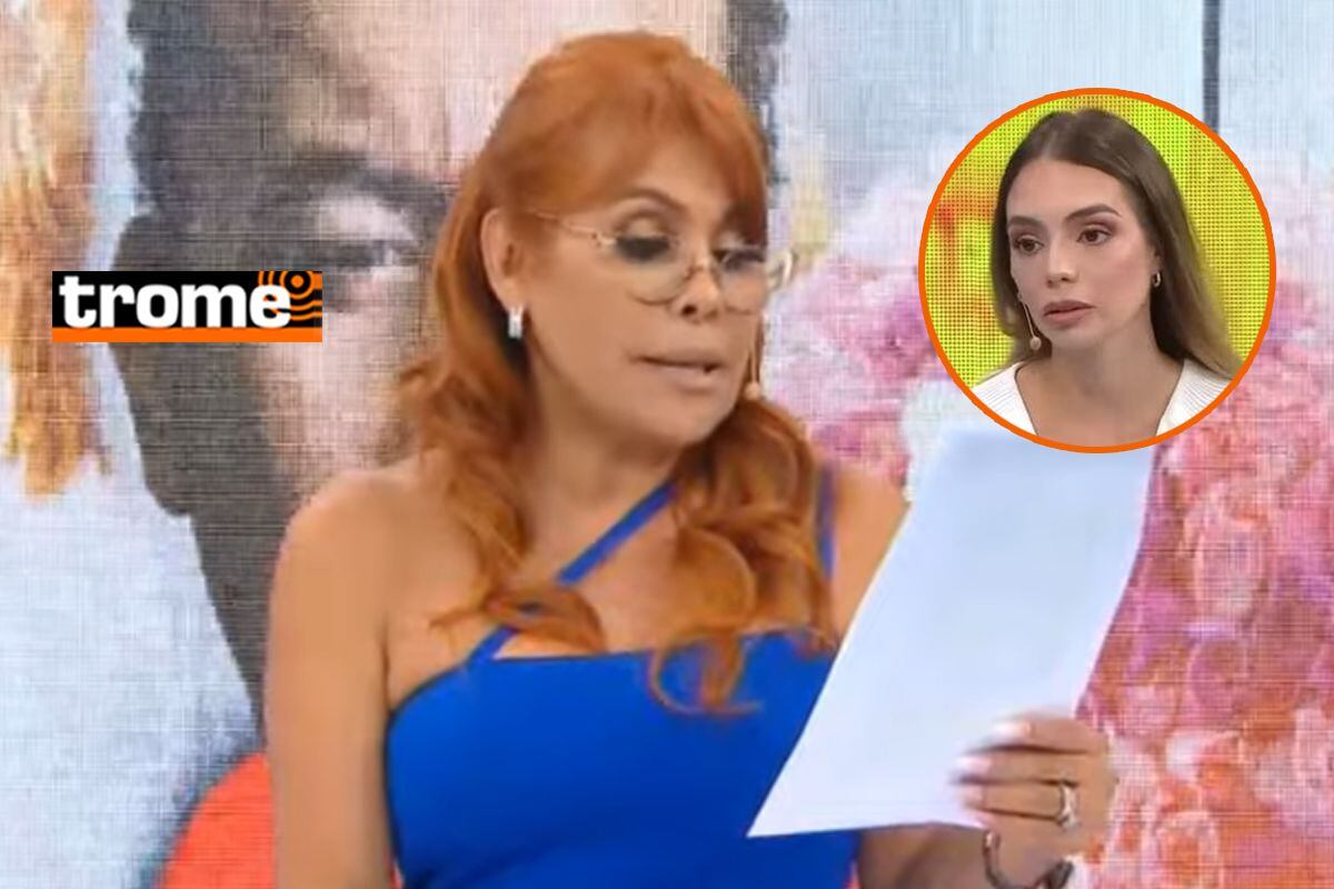 Magaly Medina se emocionó a leer la carta que Camila Ganoza le dedicó a su hija. (Foto: Trome)