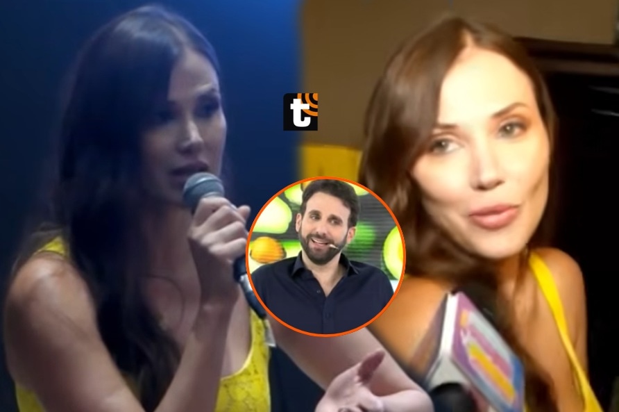 Rodrigo González afila su lengua contra Maju Mantilla.