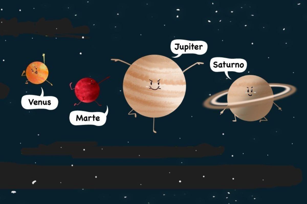 Los planetas. Foto: Internet.