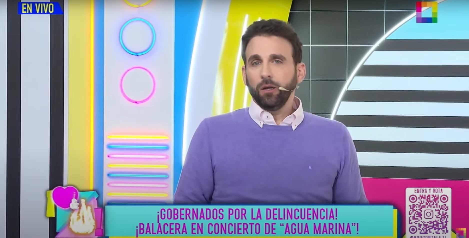 Rodrigo González se pronuncia tras atentado que sufrió Agua Marina. (Foto: Willax)