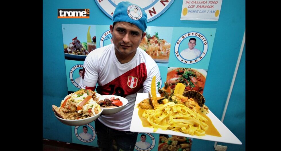 Presentan deliciosos potajes para disfrutar por el partido Perú vs Brasil. En la foto, las propuestas de 'El Rinconcito de Jhonny'. (Trome / Alan Ramírez)