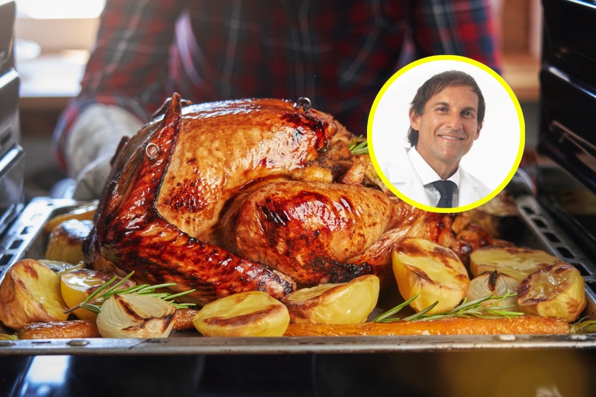 En tu cena navideña opta por comer pavo al horno y ensaladas. Lee la columna del cirujano Jean-Paul Osores Bianchi. Foto: Istock.