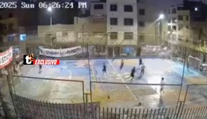 Pistolero desata tiroteo en losa deportiva: Amigos de la víctima lo persiguieron a balazos