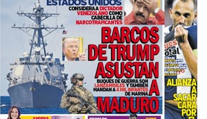 BARCOS DE TRUMP ASUSTAN A MADURO