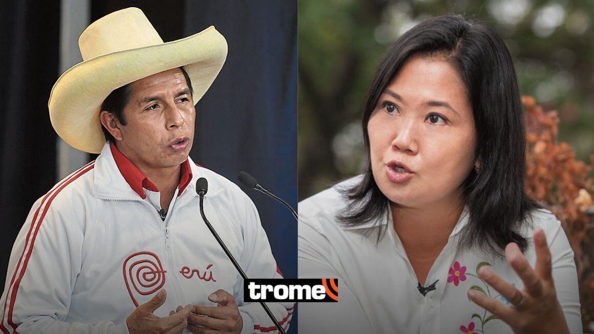 Conteo oficial de la ONPE: Pedro Castillo sigue superando a Keiko Fujimori