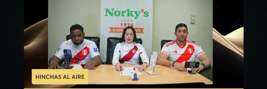 Alejandra Argumedo y los conductores de Hinchas al Aire.