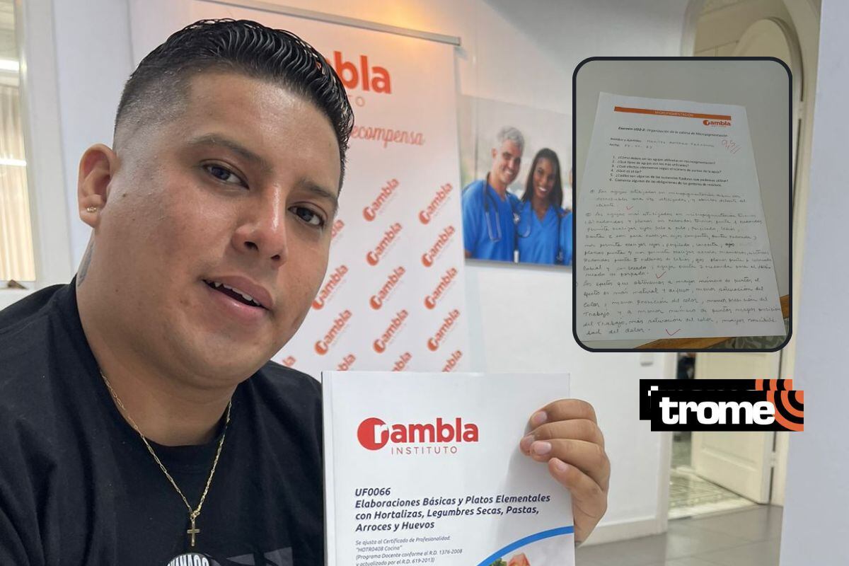 Luisito Caycho asegura que sí estudió para chef en España. (Foto: Difusión)