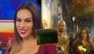 Aída Martínez es captada en apasionados besos con nuevo galán y lo presenta como “su esposo”