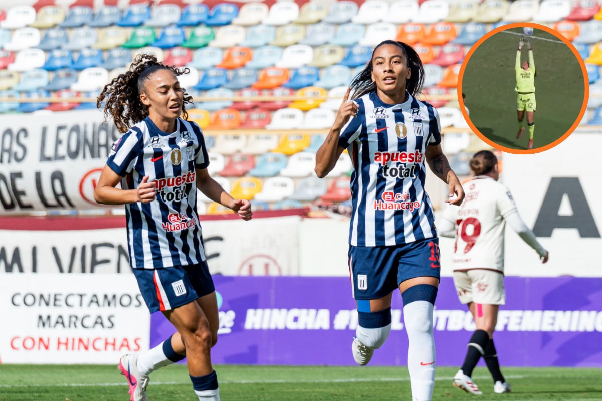 Clásico femenino: Error de la arquera de Universitario termina en penal y gol de Estefanía González para Alianza Lima | VIDEO
