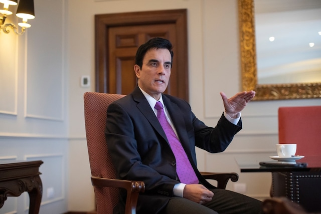 Carlos Espá, periodista y actual candidato por Sí Creo. (Foto: Andina)