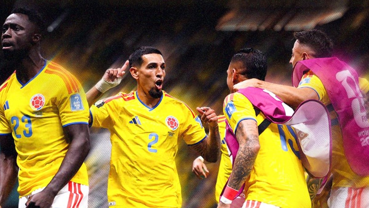 Celebra Muñoz, el triunfo de Colombia ante RD Congo. (Foto: @FCFSeleccionCol)