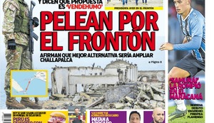 PELEAN POR EL FRONTÓN
