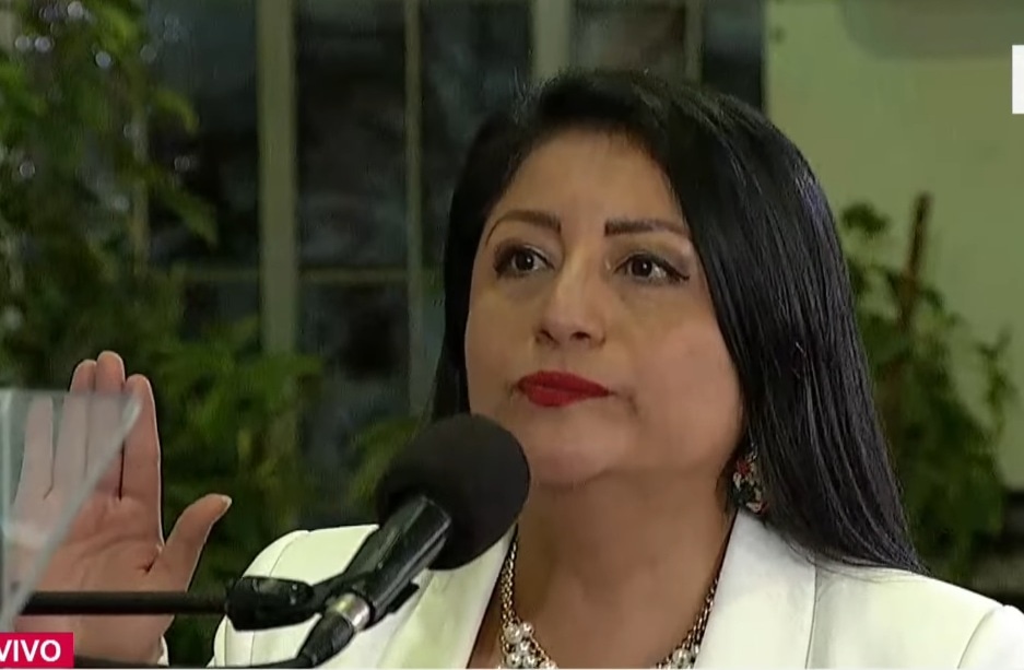 Denisse Miralles pasa de ser Ministra de Economía a nueva presidente del Consejo de Ministros. (Captura Tv Perú)