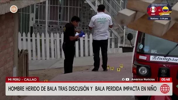 Balacera en Mi Perú deja a hombre crítico y niño herido. Foto: América Noticias