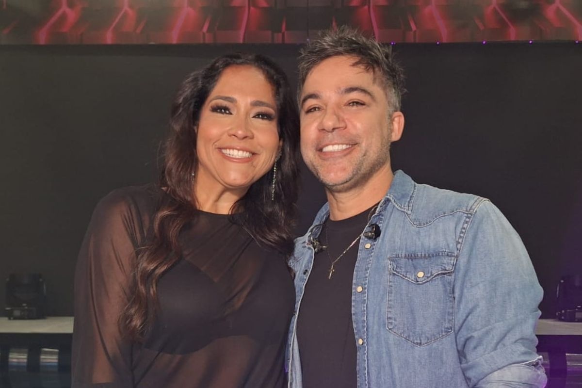 Katia Palma y Renzo Schuller, conductores de 'Esto es Guerra'.