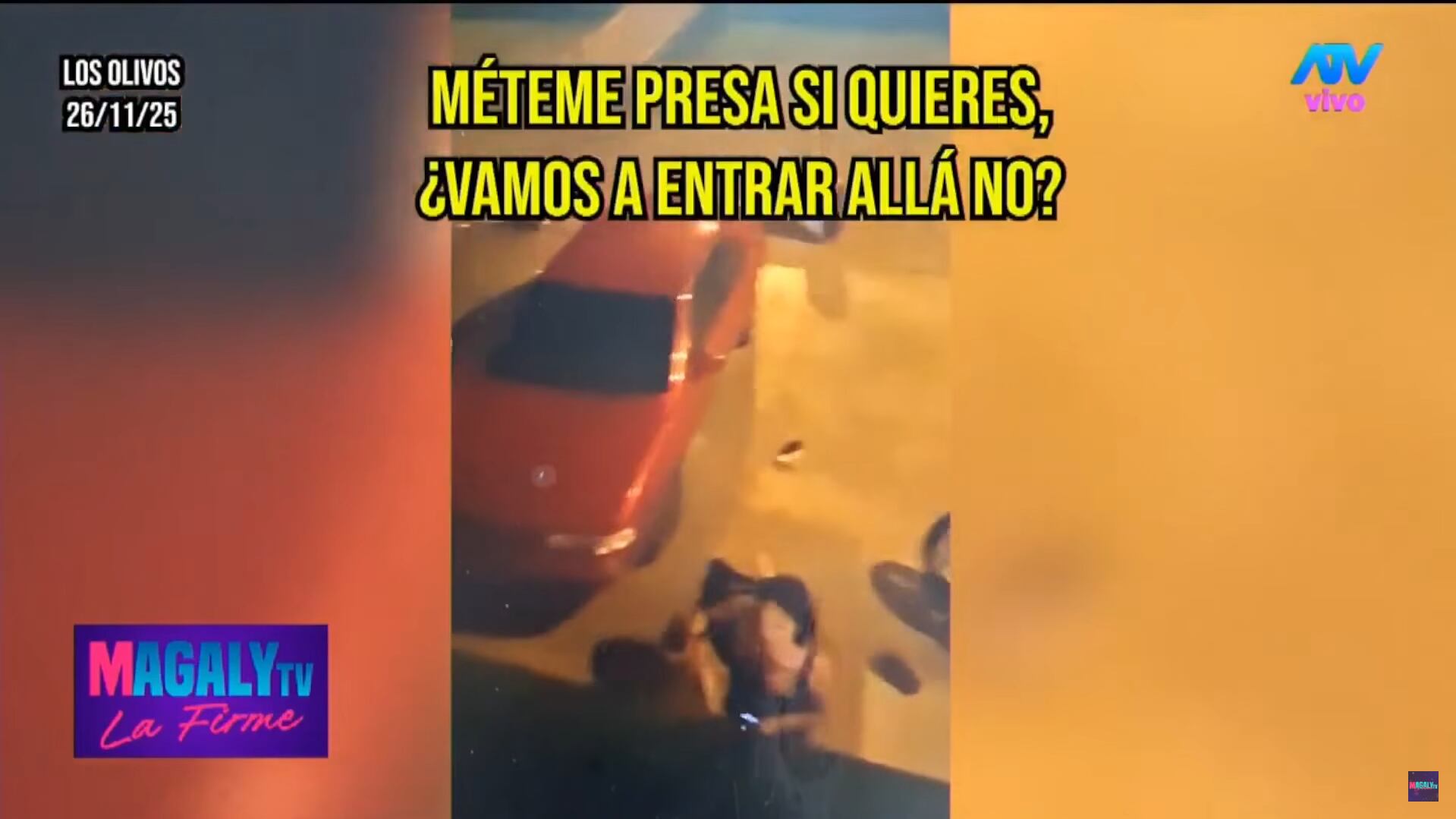 Actriz cómica se pelea fuertemente con su expareja Miguel Rubio. (Fuente: ATV)