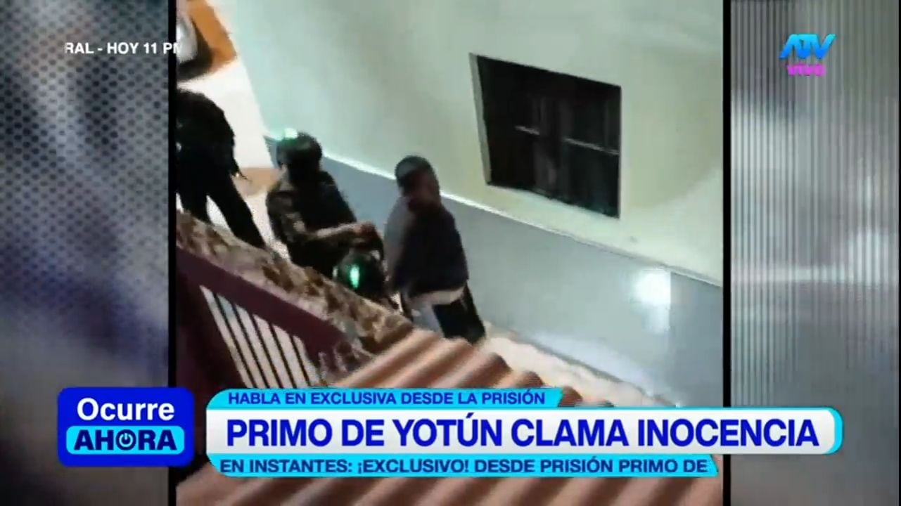 Adir fue detenido en un operativo policial en el que cayeron 'Los Malditos del Centenario'. Foto: ATV