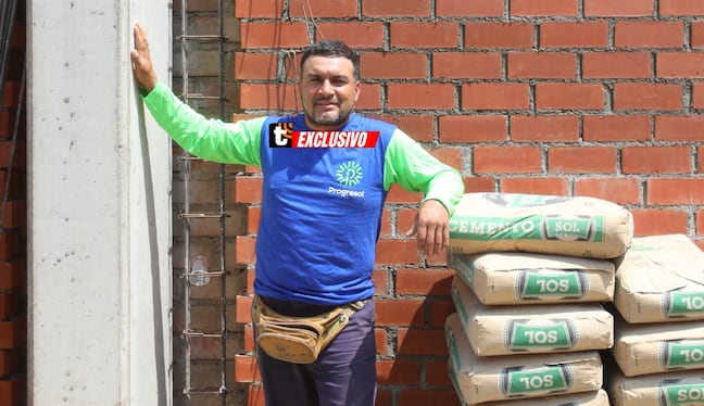 Maestro de obra de Lima Norte nos cuenta su historia de éxito y el papel que cumplió Progresol en su crecimiento. Foto: Violeta Ayasta / Trome.