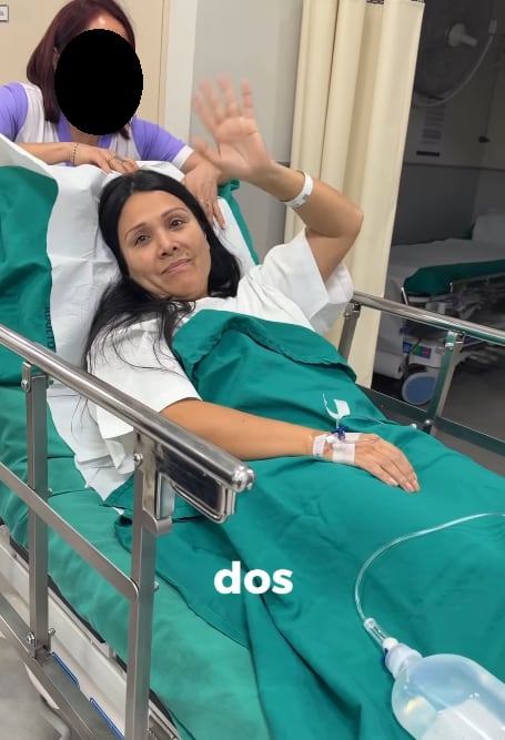 Tula Rodríguez salió bien de su operación y ya está en recuperación.